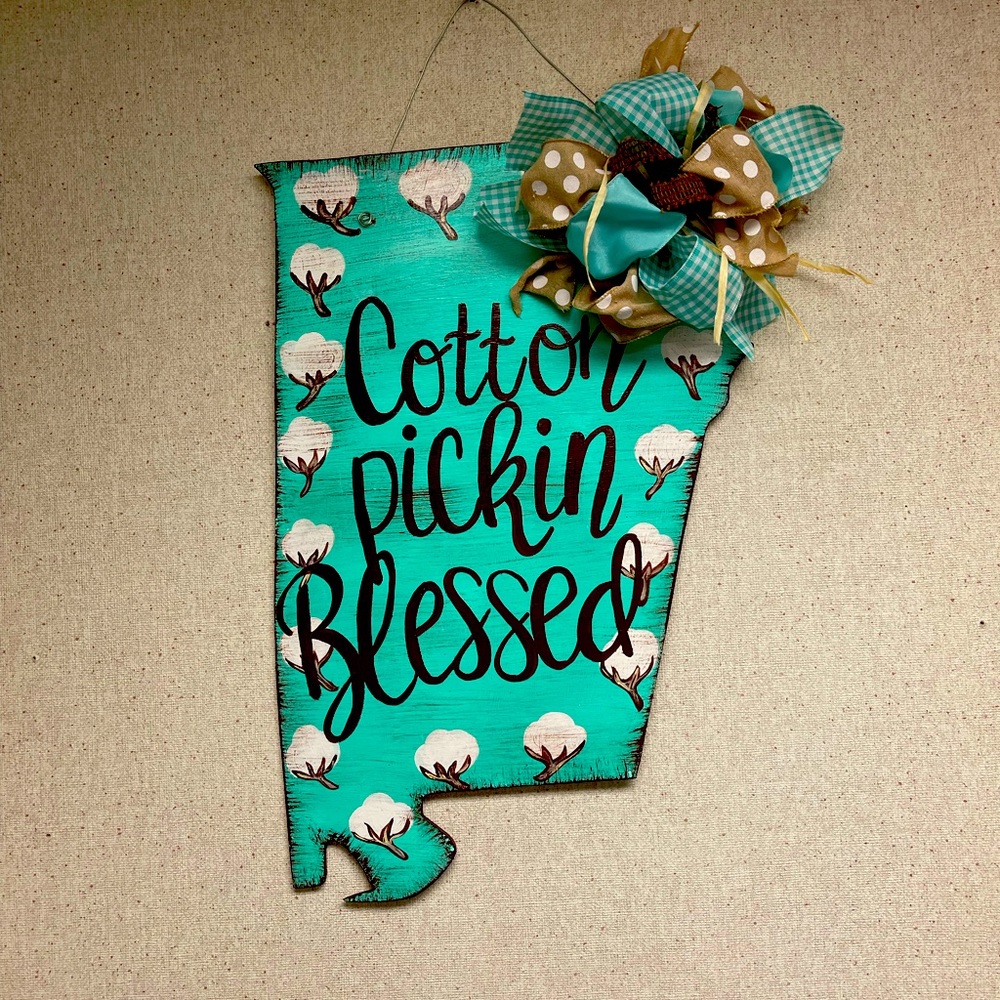 State of Alabama door hanger